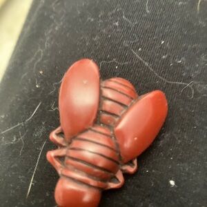 Vintage GALALITH Bakelite, like material bumblebee brooch pin